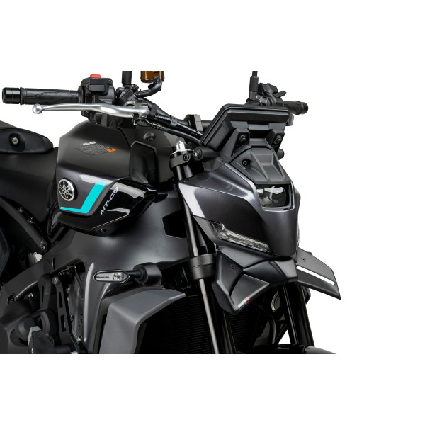 Puig Puig front downforce wings | matte black | yamaha mt-09/sp 2024>current